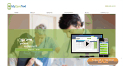 Desktop Screenshot of mycaretext.com