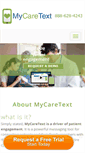 Mobile Screenshot of mycaretext.com