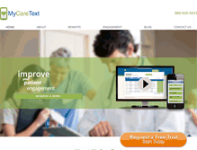Tablet Screenshot of mycaretext.com